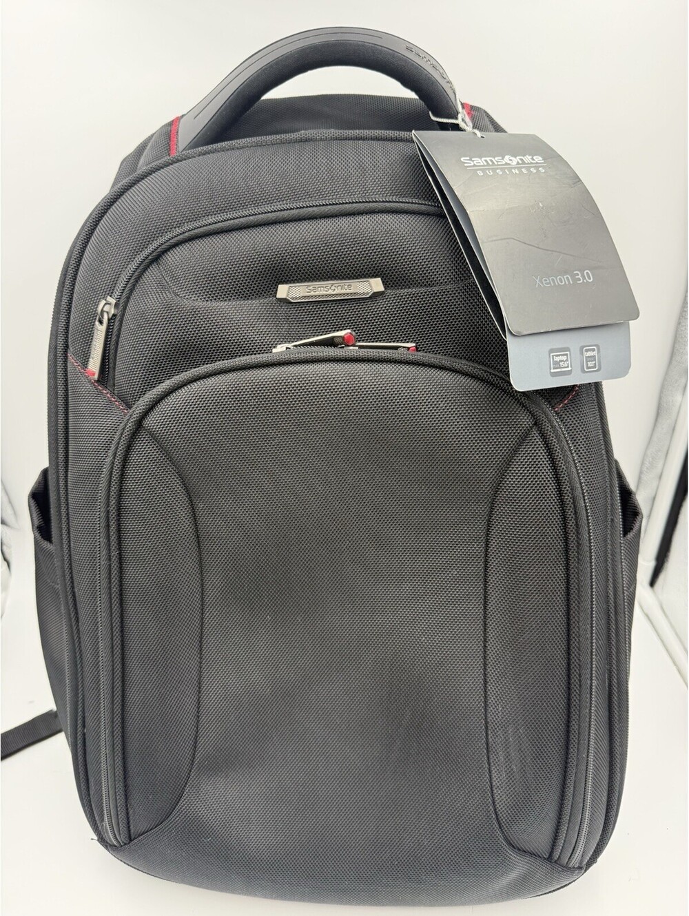 Samsonite Xenon 3.0 15.6" Premium Slim Large Backpack Black New